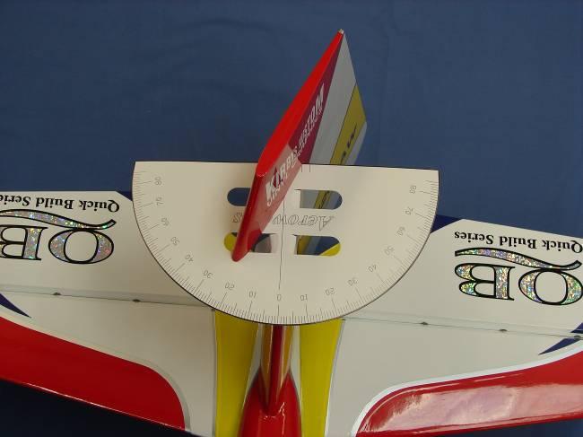 Use a flight control deflection meter