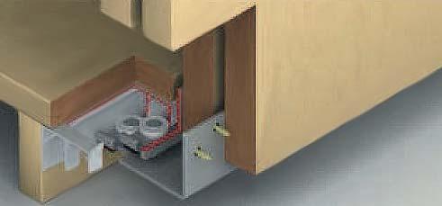 roller Door stop: Top and bottom stopper, with top retainer Installation: Running gear and guide for screw fixing ±