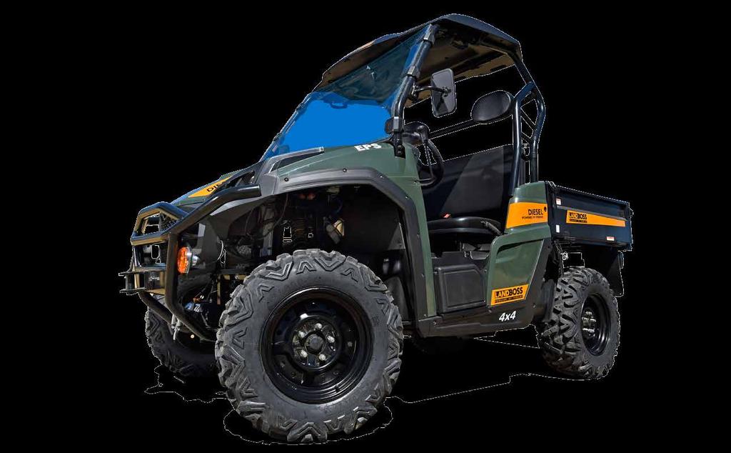 Landboss 800d utv Dependable and durable, the Landboss 800D UTV is ready to work. The Landboss 800D UTV is powered by an unbreakable Perkins engine and built for use across any application.
