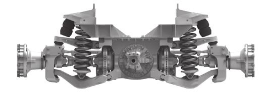 5000 Series: Independent Suspension Axle System B A (1) Approval required on all applications (2) Varies with brake/tire option Approx.