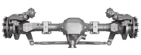 www.axletech.com 4000 Series: Planetary Steer Axle A C B D (1) Approval required on all applications (2) Varies with brake/tire option Approx.
