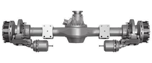 5000 Series: Planetary Rigid Axle B C A (1) Approval required on all applications (2) Varies with brake/tire option Approx.