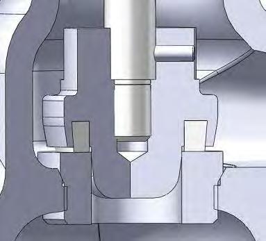 to ANSI/FCI 70-2 Parabolic plug with PTFE soft sealing Screw Seat Ring