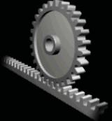 the desired ratio for each step, select a pinion size, and then calculate the gear size. Reverted Gear Trains A reverted gear train is a special case of a compound gear train.