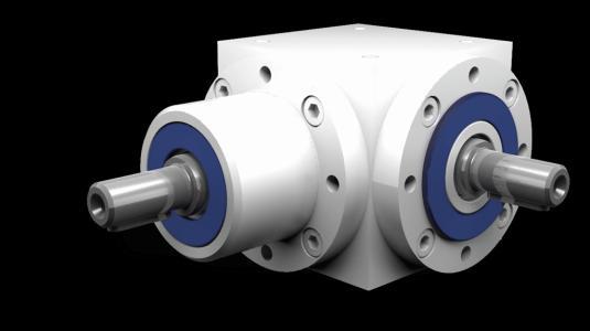 Miniature Bevel Gear Units Gear ratio : 1:1-4:1 Torque: 3-16 Nm