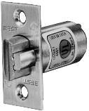 8KL3 Deadlocking Latch Bolt throw 9 /16" Backset 2 3 /4" Front 2 1 /4" x 1 1 /8" beveled. Tube To fit 1" diameter hole in door edge. To order: (wit h unit) designate 9K3 on How to Order (page 3).