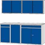 Drawers on ball bearing runners, 25kg capacity Individual drawers in combination units lockable.