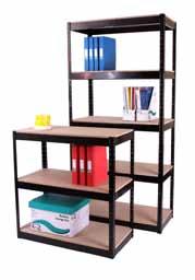 175 176 Zamba Bolted Shelving Zamba Twin Slot Shelving Shelving Units Zamba light Duty Bolted Shelving Shelving for Office Workshop or Home Made in the UK, this product is basic but high quality.