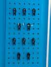 3 bins tool panel doors and 1 pack of assorted tool clips 1800mm high Ref: EC1832 2000mm high Ref: EC2032 Euro Tall - Easy Order Easy Order complete cabinet (as illustrated) with: 1 drawer (at