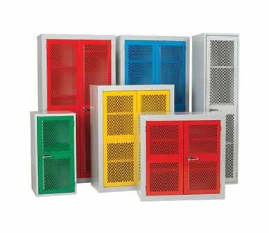 161 162 First Aid Cabinets Polycarbonate Door Cabinets First Aid Cabintets / PPE Cabinets Storage cabinets for First Aid supplies and equipment Instantly recognisable Clear identification labelling