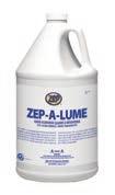 VEHICLE APPEARANCE ZEP-A-LUME Aluminum Cleaner and Brightener Concentrated, liquid, heavy-duty, fast-acting aluminum trailer cleaner and brightener specifically formulated to brighten oxidized