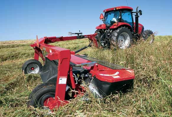 Pull-type convenience MODEL TD102 Cutting width 10 ft. 4 in. (3160 m) Cutting height Cutting height w/opt.