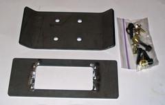 This plate has one or more large holes to mount the hinge flange to the door jamb. Hardware Pack.