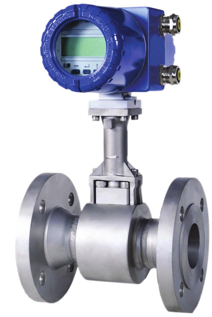 F-500 SERIES VORTEX METER APPLICATIONS Saturated steam Hot water to F (0 C) Applications with optional pressure sensor Superheated steam to F (0 C) Compressed air Industrial gases CALIBRATION Each