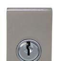 SECURITY Escutcheons Escutcheon cover plates *Cylinders sold separately - Refer P12 uare Ran e Euro