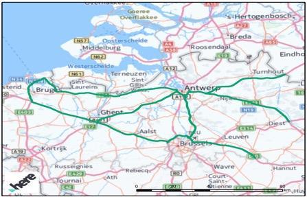 3. The Belgium (Flanders) Pilot site Pilot overview The main objective of the C-Roads Flemish pilot is to operate and assess the deployment of a cloud based virtual infrastructure for the effective