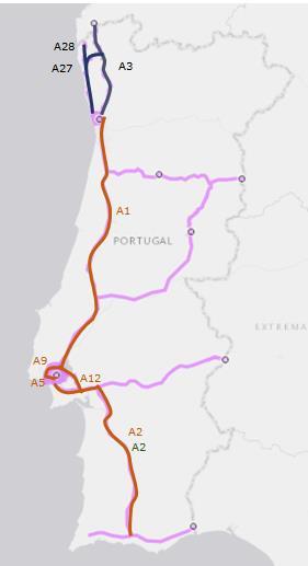(PT1 1) Pilots 1 to 5 Involved partners The C-ROADS PORTUGAL