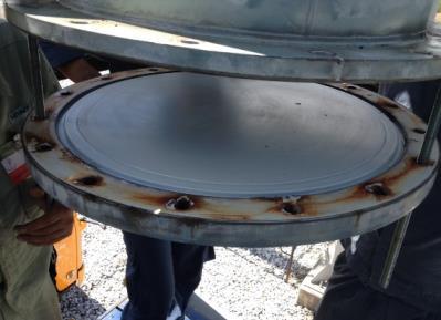 3.6 Visual Inspection of Flange Surface Condition of Outdoor GIB Some flanges of outdoor GIB such as hand holes, bottom tank cover below bushing, were checked visually to evaluate their conditions.