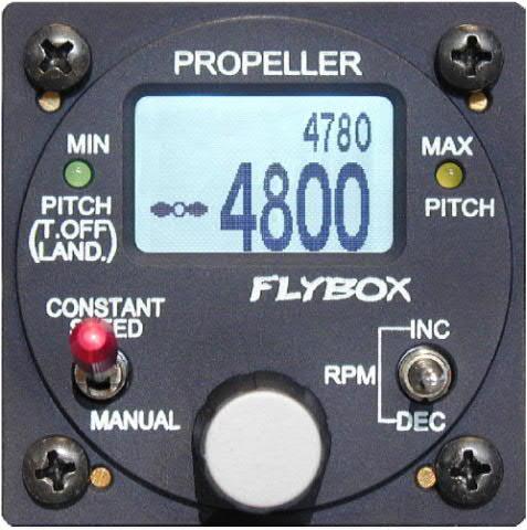 c) Constant Speed Control Operation ("Control ECS-M") General Remarks Operation is performed through the propeller control unit "Flybox PR1-P" in the cockpit.