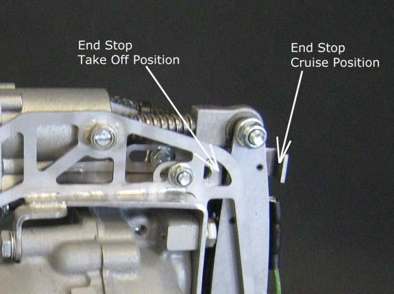 5. After successful test, the top screw at the lever must be re-done (11Nm) and the limit stop for the end switch "cruising position" must be reset so that the switch will safely release before the