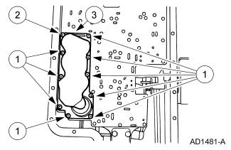 Page 3 of 9 8. Remove the solenoid body assembly. 1. Remove the bolts. 2. Remove the nut. 3. Remove the solenoid body assembly. 9. Remove the solenoid screen assembly by rotating and pulling. 10.