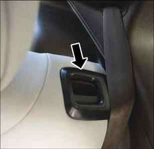 This is normal and by simply opening the seats to the open position, over time the seat cushion will return to its normal shape.