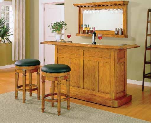Item # 1101-03-T/B Nova Oak Bar 78 W x 29 D x 42 Ht Laminate Top, Laminate Working Surface, Wrap Around Foot Rest, Wine Rack, Stainless Steel Dry Sink, Felt Lined Drawers and Doors Available in Soft
