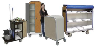 com Enclosed Linen Carts - Various