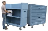 Hybrid Wire Collection Carts for Waste,