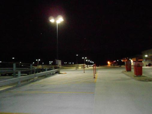 Here are two typical parking lot light applications.