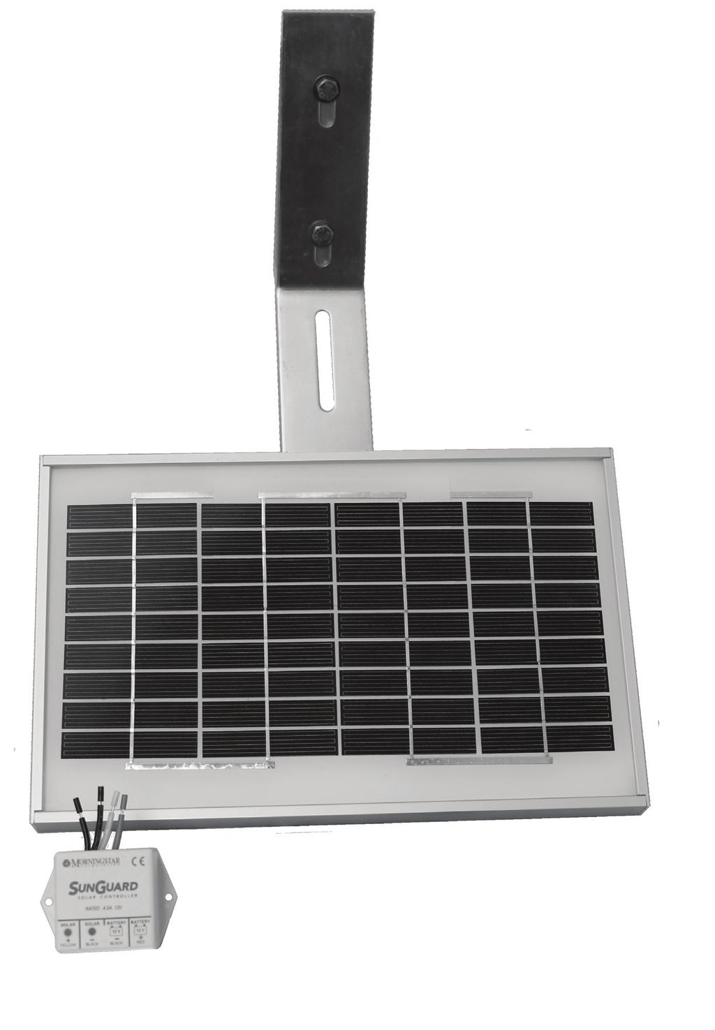 RSP5 Solar Panel FEATURES Includes 5 watt solar panel, mounting hardware, and 12V solar charge controller Reliable, maintenance-free operation Powers most Seametrics products with the addition of a