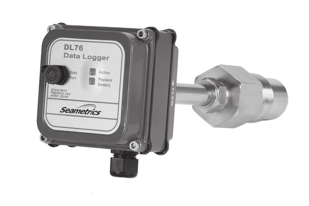 DL76 Data Logger FEATURES Easy to set-up, easy to use Weeks/months/years of data storage User-selected sampling interval Data retrieval with laptop computer Single data retrieval device serves