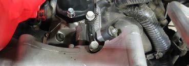 Use an 8mm socket to remove ten (10) manifold bolts.
