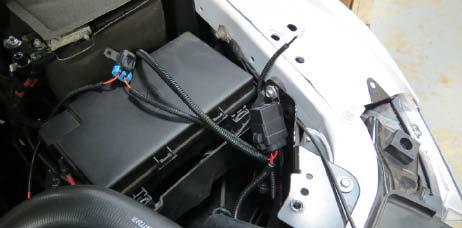 Connect the supplied Throttle Body Extension harness to the factory throttle