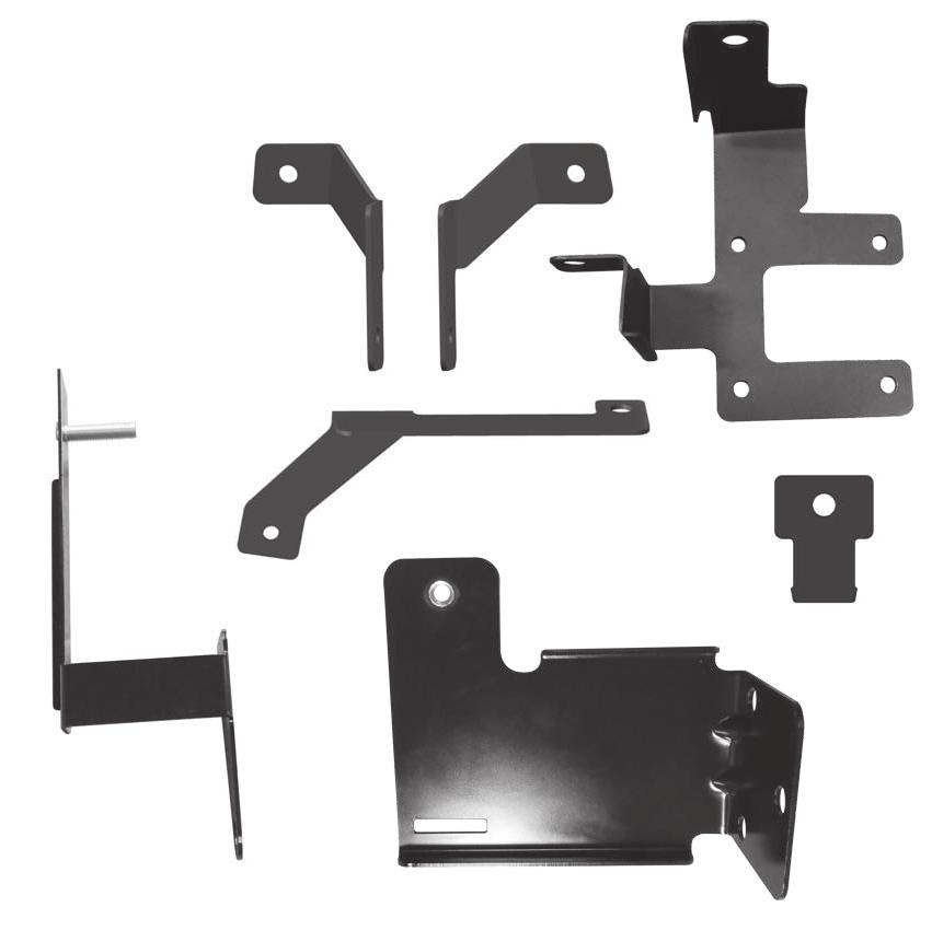 BRACKET IDENTIFICATION GUIDE (Parts Not To Scale) Edelbrock E-Force Supercharger System 2009-14 Dodge 5.7L Hemi 1500 Truck LTR AND WATER PUMP BRACKETS Item P/N QTY.