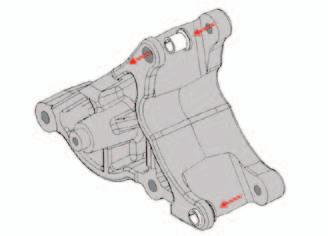 TIP: You can use a shallow 14mm socket to protect the surface of the bracket while clamping the alternator