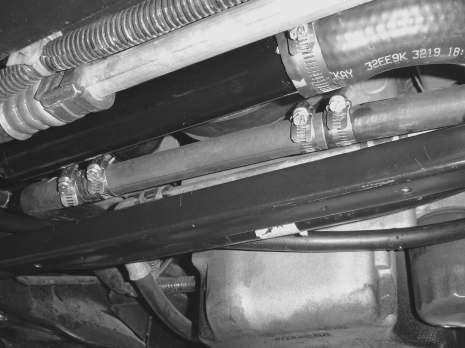 Heater Hose ¾ Hose Joiner To Coolant Illustration H4 - Heater Hose to Coolant Reservoir Connection 8) Route the original hose from the coolant
