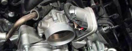 Loosen the worm clamps securing the air inlet tube to the airbox and