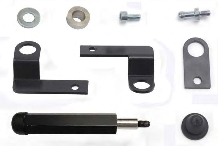 2500 Reamer (1x) - Crank Pinning Drill Guide Bag #6 (4x) - Washer (4x) - Spacer (4x) - M6 x 1 x 12mm Socket Head Bolt (4x)