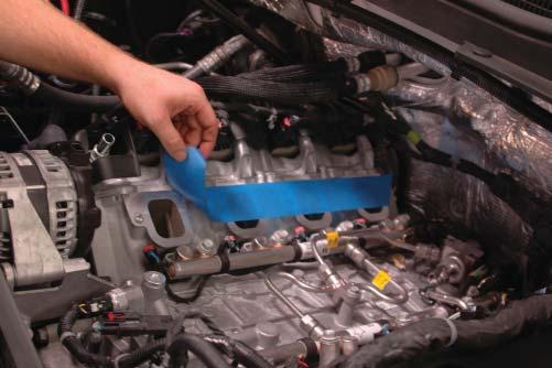33. Use tape or clean shop towels to cover over your intake ports.