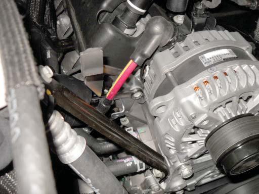 Remove the air intake plenum from the vehicle.