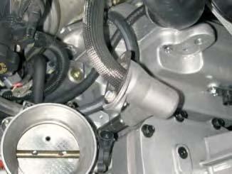 the supercharger manifold as shown, using the Adel clamp and bolt