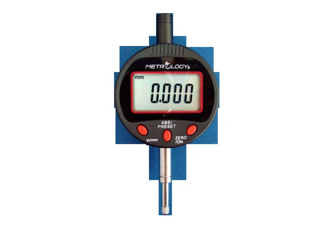 Digital Dial Gauge (Micro) Suitable for pairing up with measuring stands to measure depth, thickness, height, steps, and length.