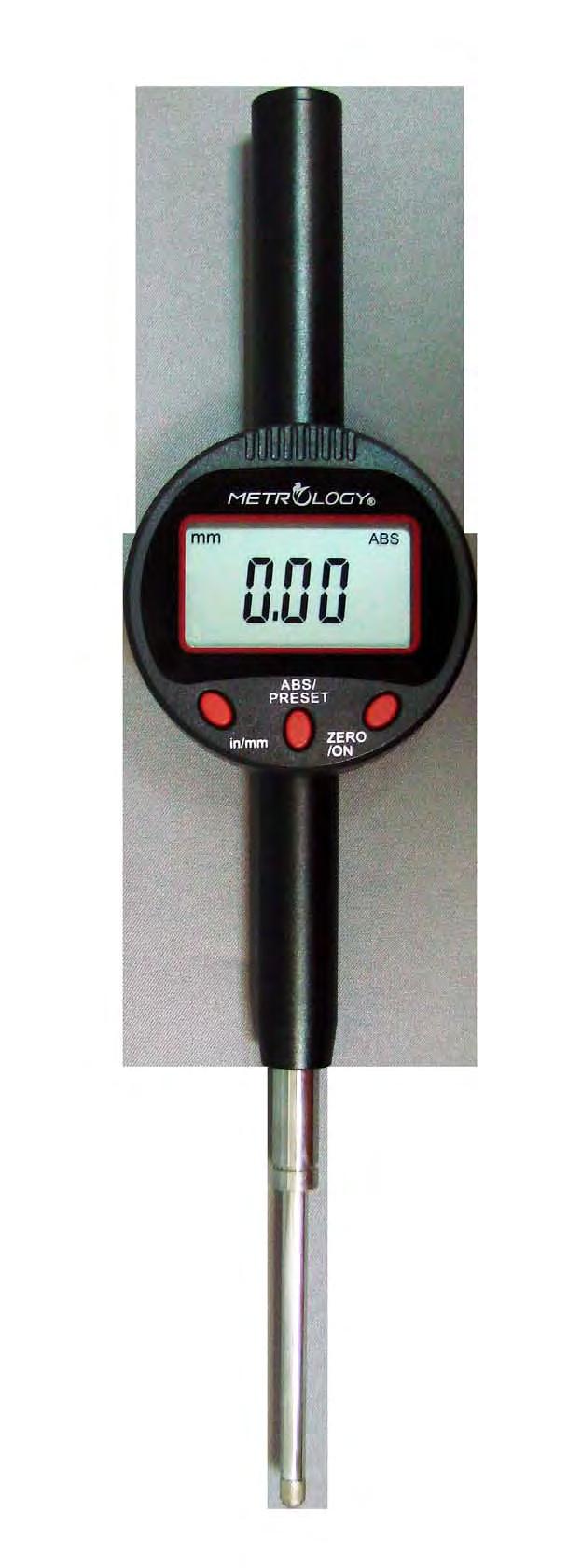 Digital Dial Gauge (Standard) Suitable for pairing up with measuring stands to measure depth, thickness, height, steps, and length.