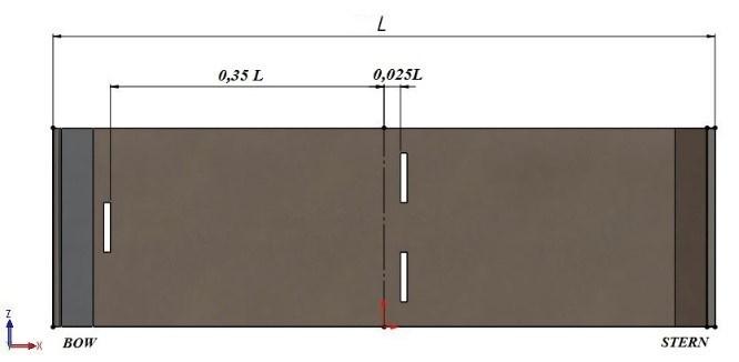 The width and length of this plate was 20 mm and 100 mm respectively. The injection plates were covered with holes along the width and length, which is shown in figure 5. Figure 5.