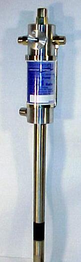 The pumps will service several dispensing outlets depending on the distance from pail to the material outlet. The large diameter air motor and pump stroke of this model provide a high delivery volume.