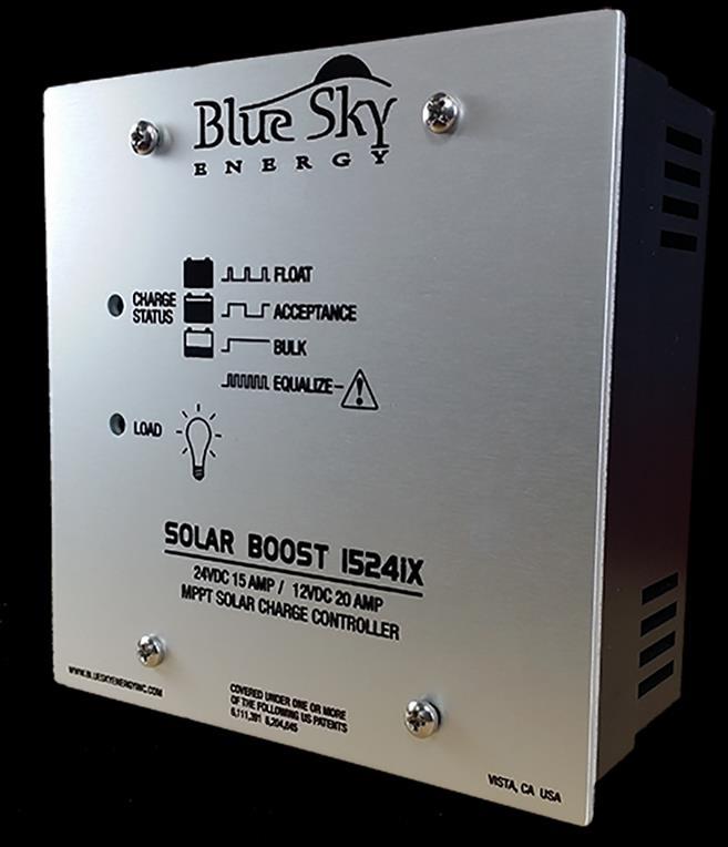 SB1524iX (SOLAR BOOST 1524iX MPPT) 15 AMP 24VDC / 20 AMP 12VDC MAXIMUM POWER POINT TRACKING