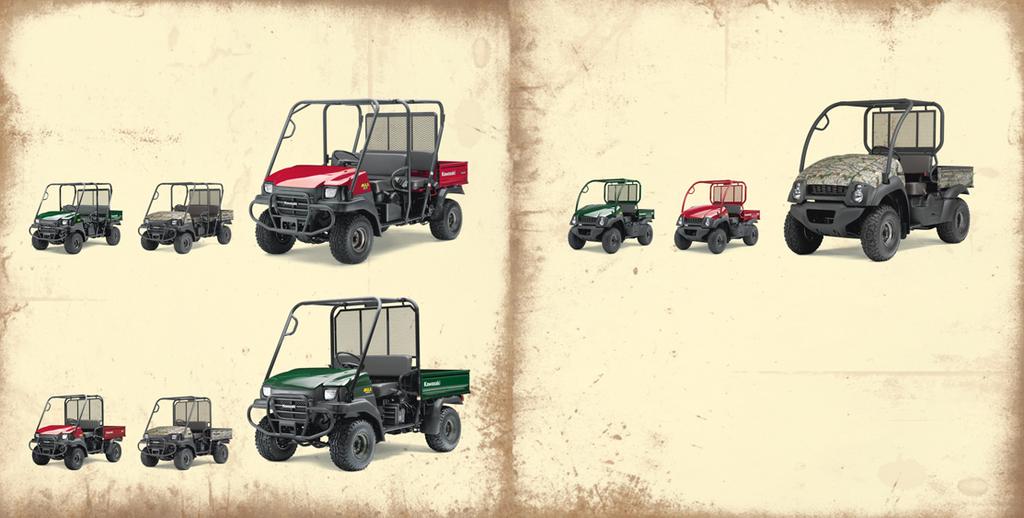 MULE MODEL CONFIGURATOR MULE 3010 Trans4x4 Diesel shown in Aztec Red MULE 610 4x4 shown in REALTREE Hardwoods Green HD Choose the MULE that suits you Pick compact or full size Pick gasoline or diesel