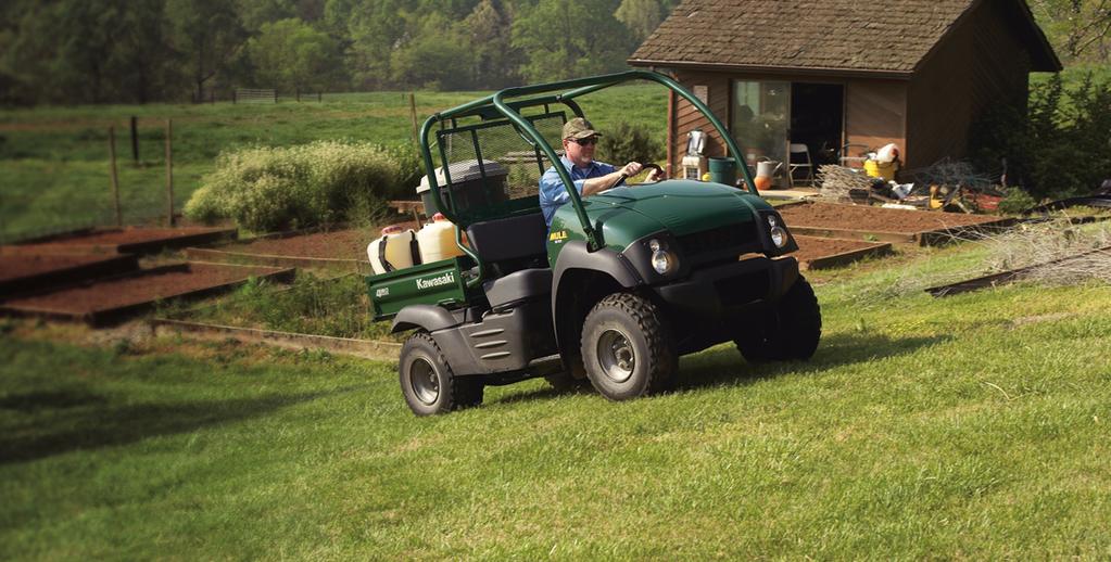 READY TO WORK MULE 610 4x4 When you need a choice of 4- or 2-wheel drive with nimble handling and an affordable price, check out the MULE 610 4x4.