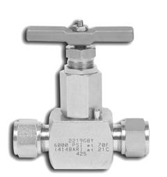2219 Series Severe Service Needle Valves The new Hoke 2219 Needle Valve is an excellent choice for many steam- and severe service applications.